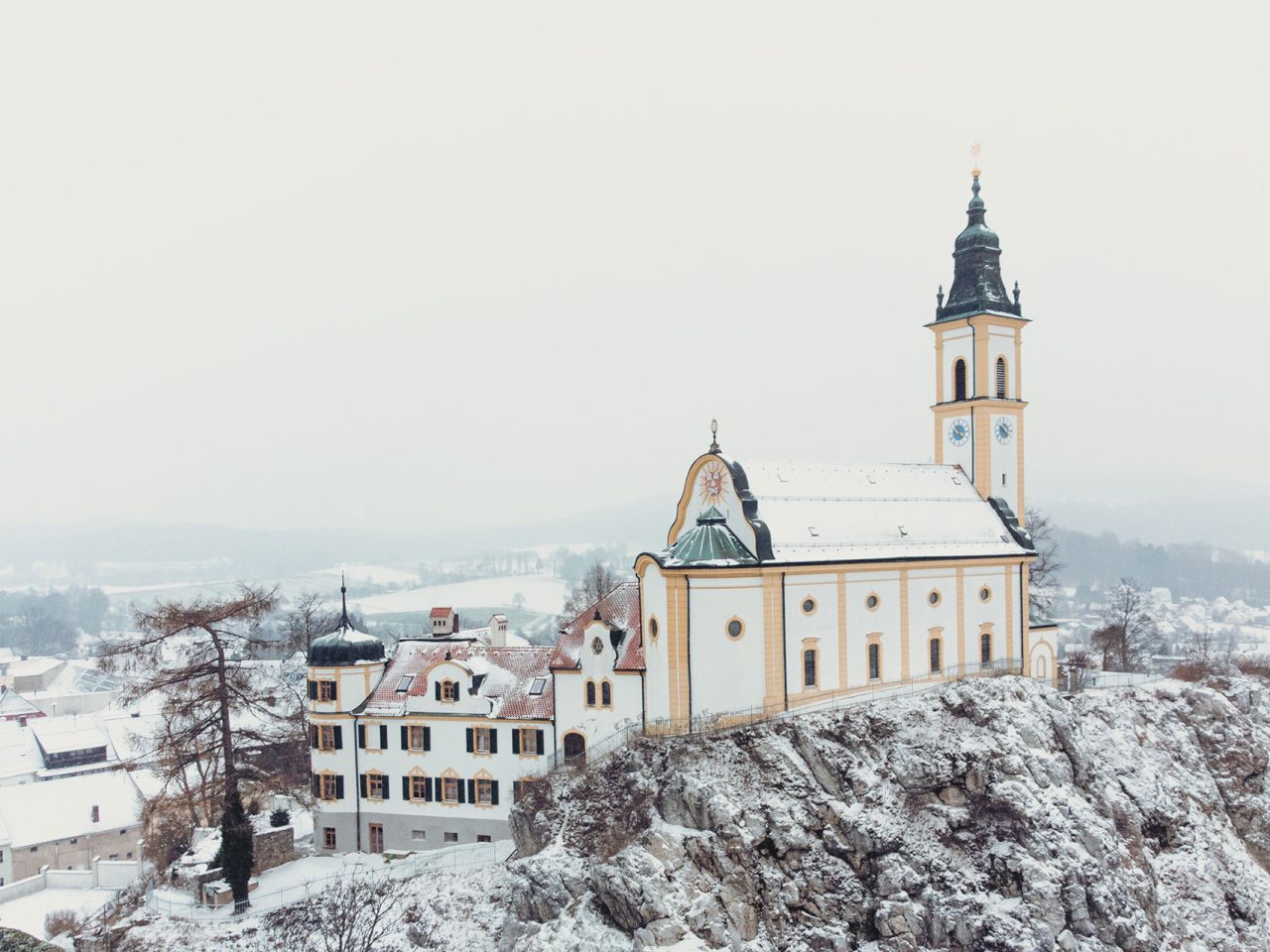 Kreuzbergkirche im Winter